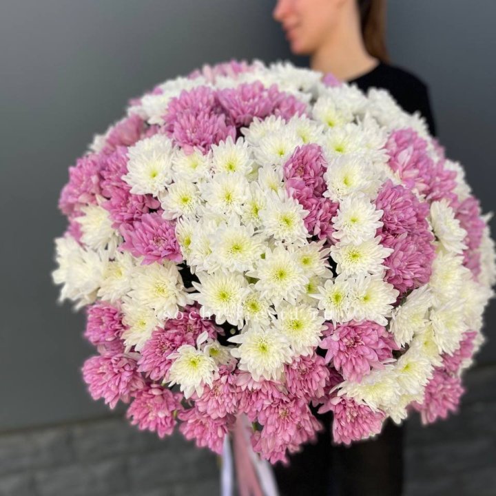  Букет 25 хризантем микс в Нижнекамске