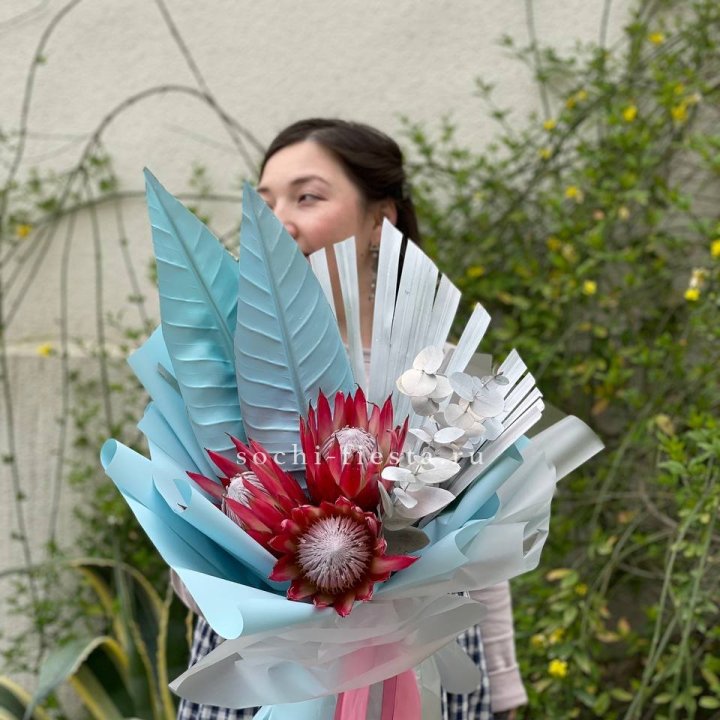 Букет из протеи "Клеопатра-2" в Нижнекамске