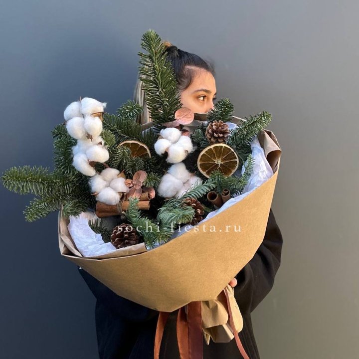 Зимний букет с нобилисом в Нижнекамске