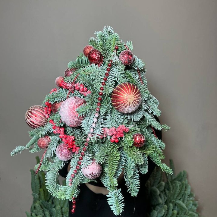 Ёлка красная в Нижнекамске