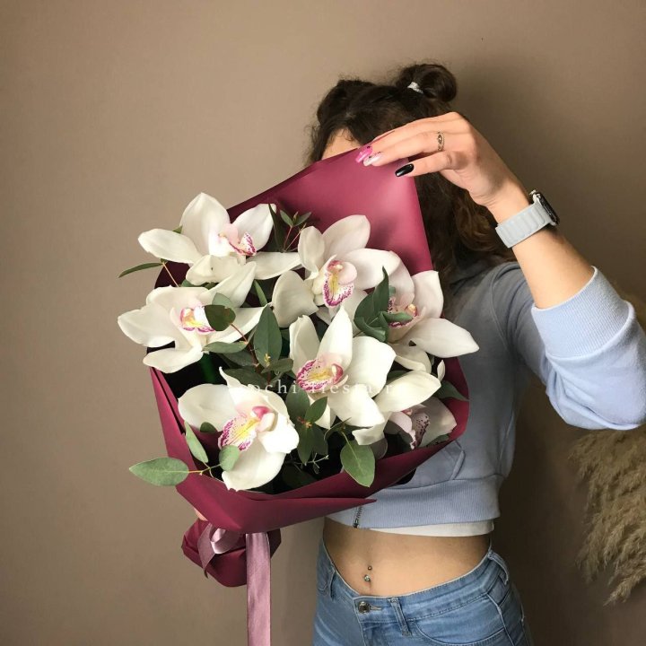 Букет орхидей №1 в Нижнекамске