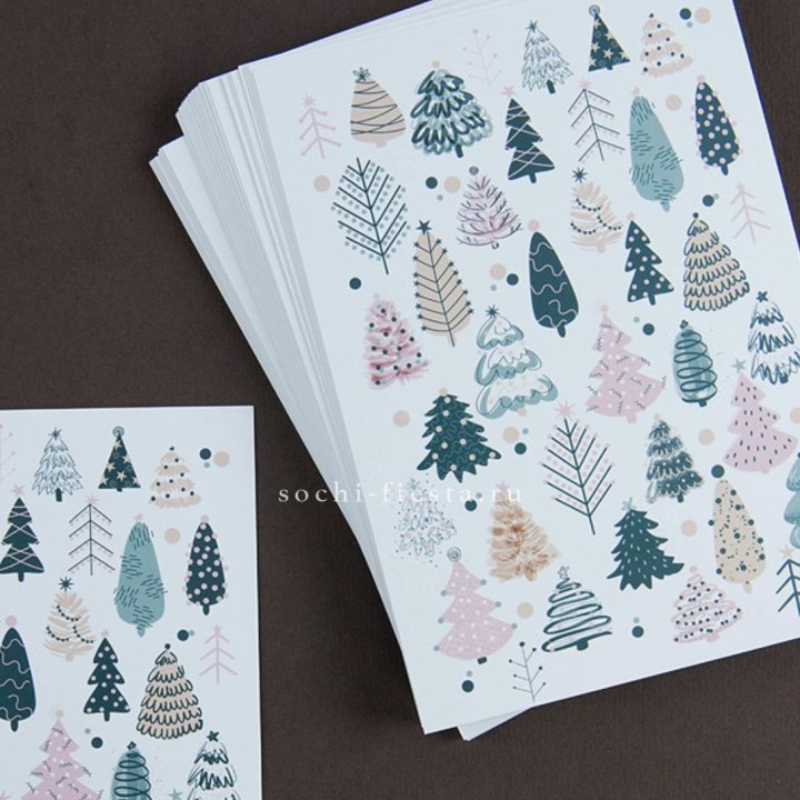 Открытка к букету "Елки" в Нижнекамске