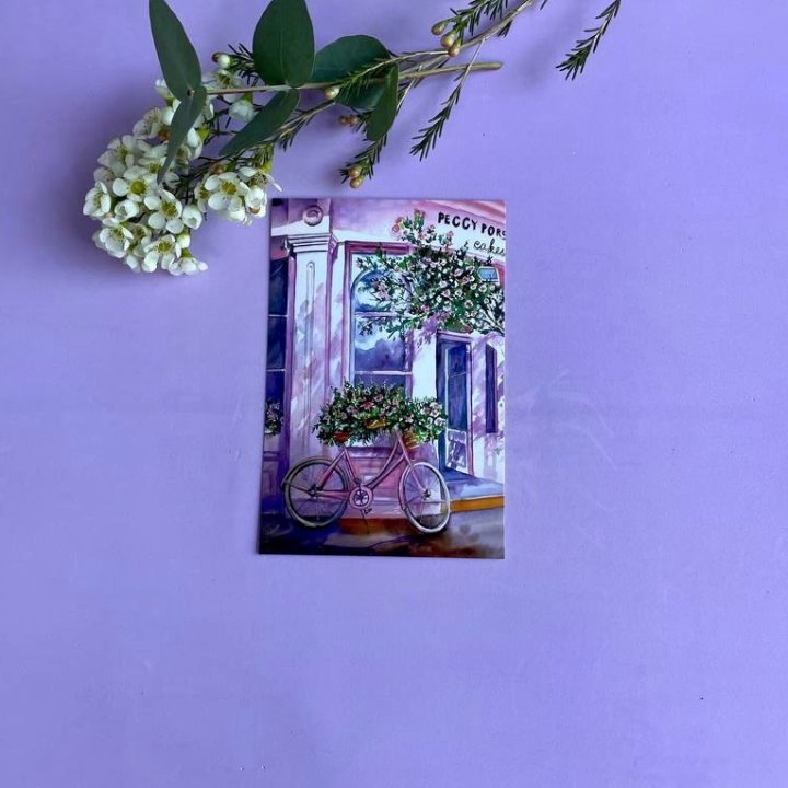 Открытка к букету "Розовый" в Нижнекамске