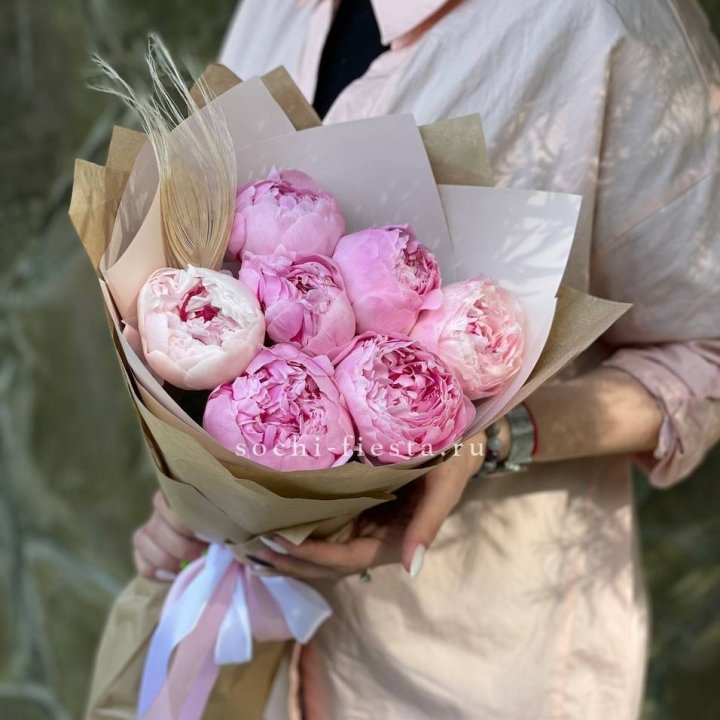 Букет пионов "Венди" в Нижнекамске