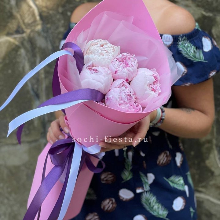 Букет пионов "НАЙ" в Нижнекамске