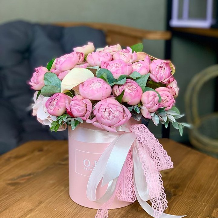 Композиция с пионами №1 в Нижнекамске