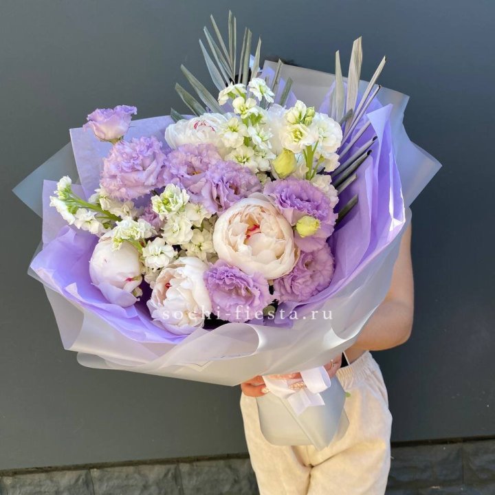  Букет "Лавандовое мороженое" в Нижнекамске