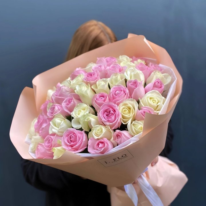 55 роз микс нежности в Нижнекамске
