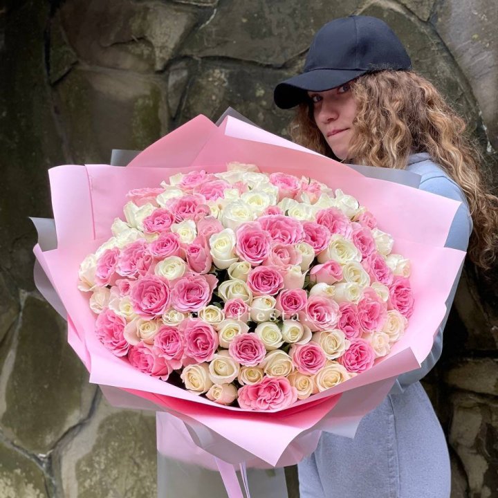 101 роза Миксбери в Нижнекамске