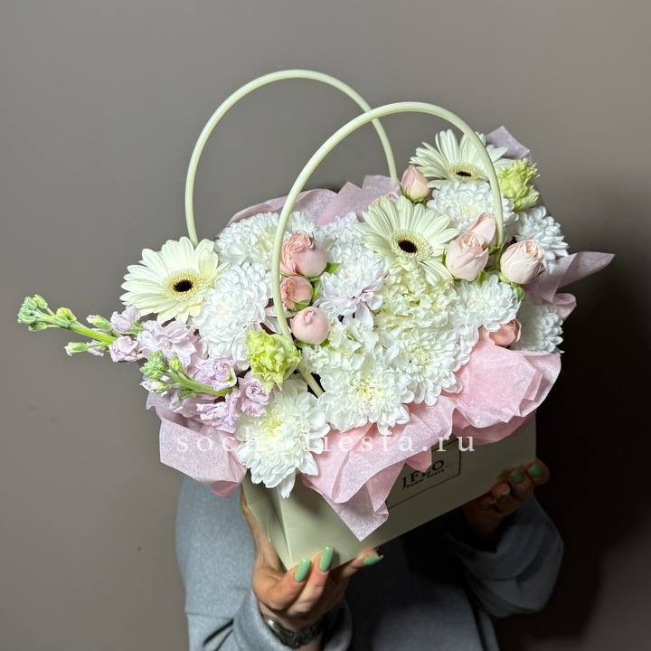 Сумочка "Белый рассвет" в Нижнекамске