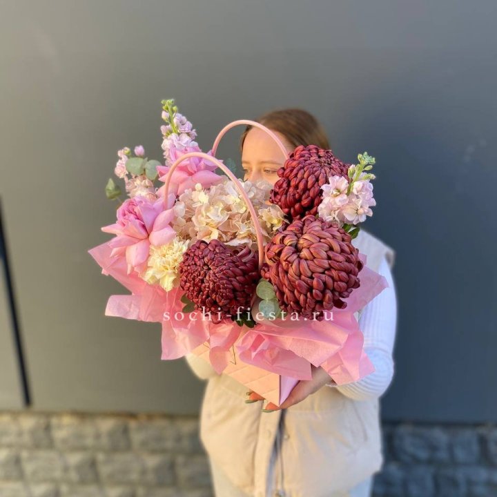 Сумочка нежная с бигуди в Нижнекамске