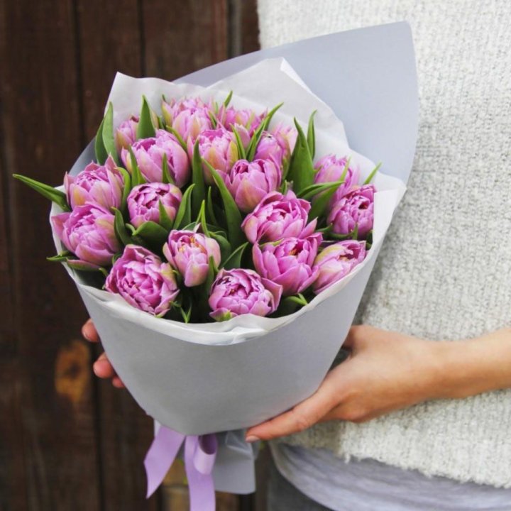 Букет пионовидных тюльпанов в Нижнекамске