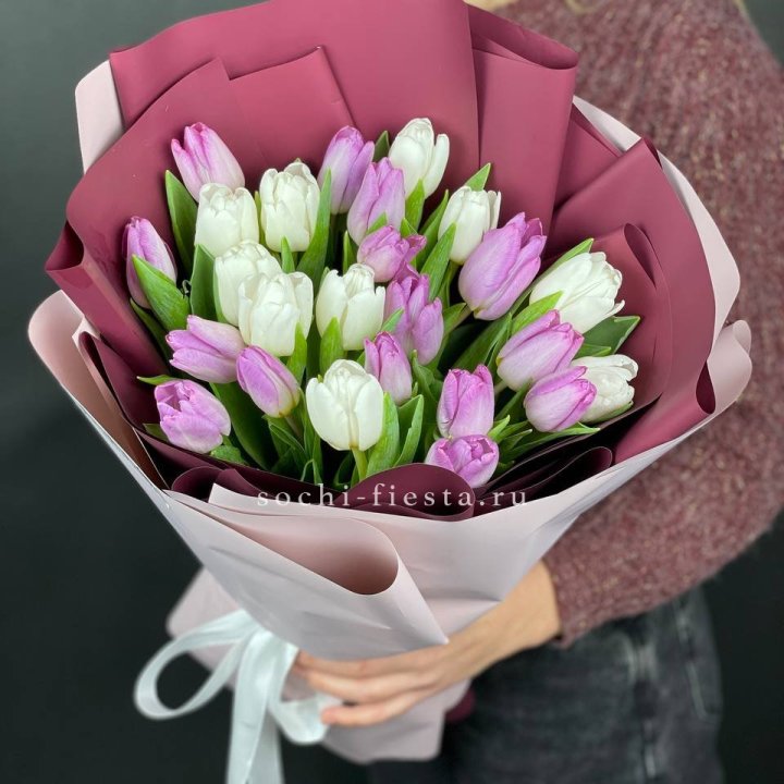 25 тюльпанов микс в Нижнекамске