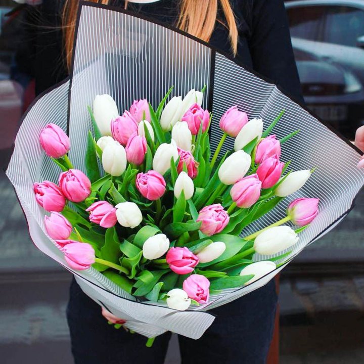 29 тюльпанов микс в Нижнекамске