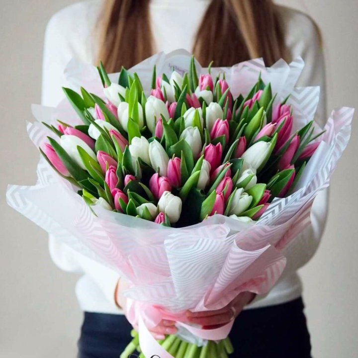 Букет тюльпанов "Лолита" в Нижнекамске