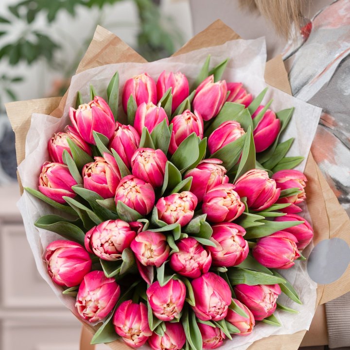 Букет пионовидных тюльпанов в Нижнекамске